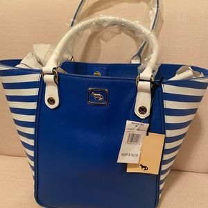 Emma Fox Leatherwear Hudson Blue Crush / White